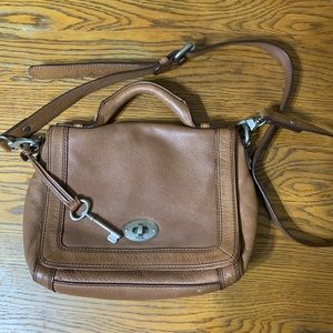 Fossil Leather Crossbody Bag